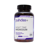 Puhdas+ Night Time Magnesium 120 kaps. - Sinunapteekki.fi