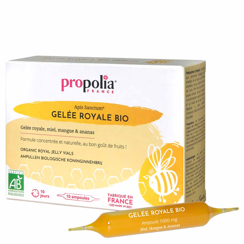 Propolia Royal Jelly - Kuningatarhyytelöampullit Mango & Ananas 10 kpl