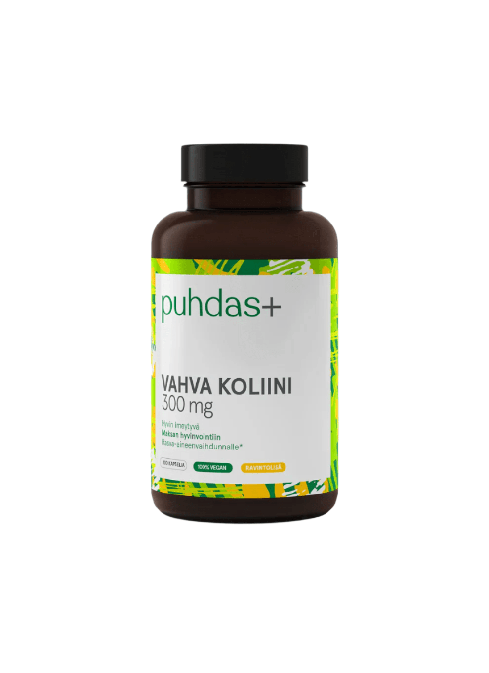 Puhdas+ Vahva Koliini 300 mg 100 kaps.