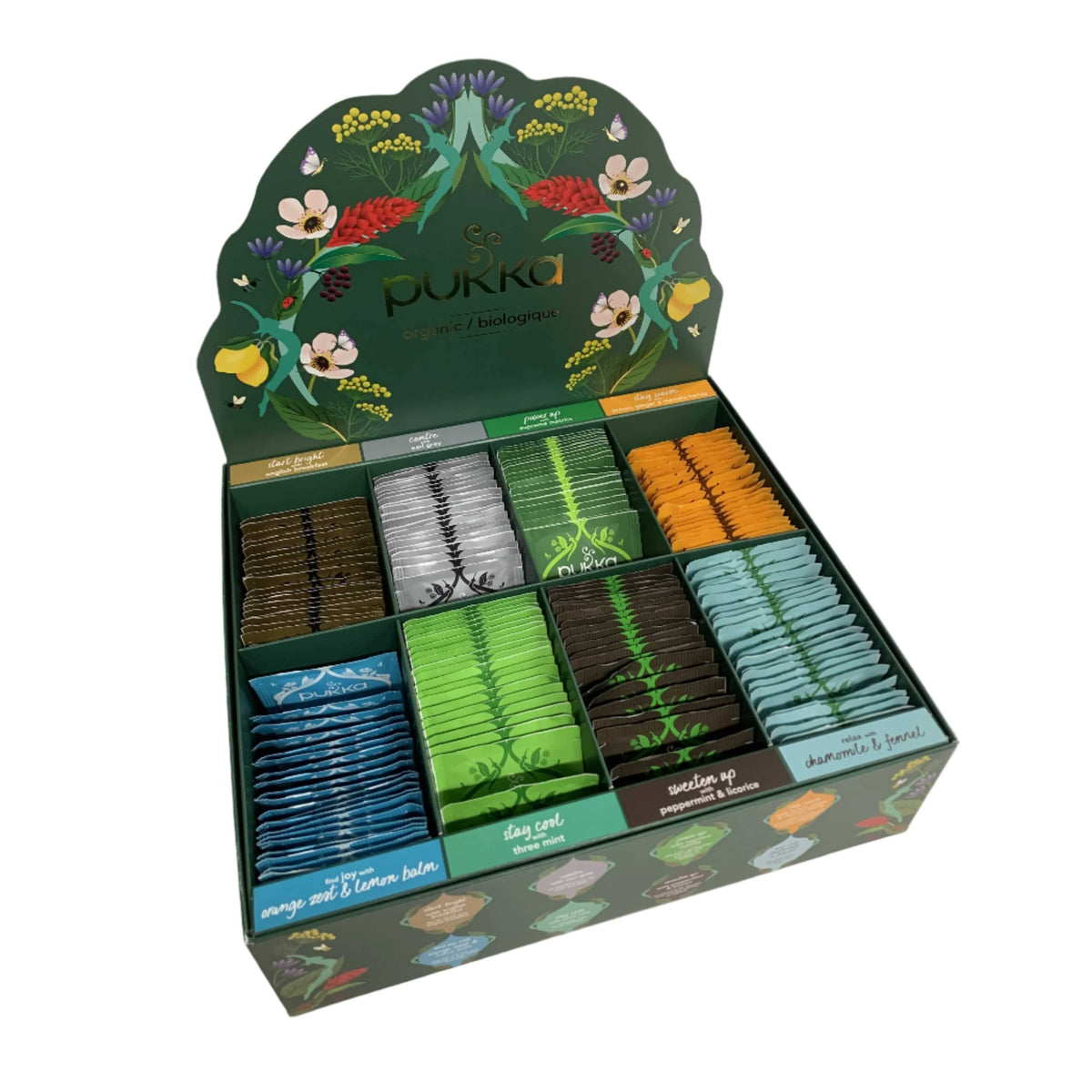 Pukka Tea Discovery Chest - Yrttiteelajitelma 160 pss. - Päiväys 12/2024 - erä