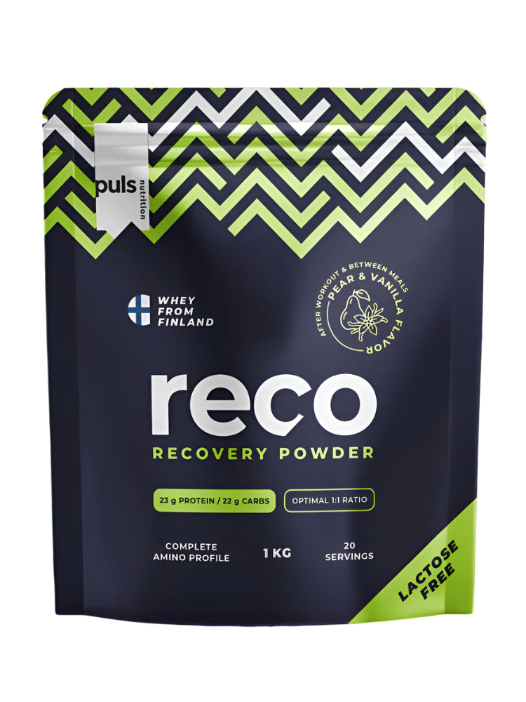 Puls Nutrition Reco Recovery Powder - Päärynä & Vanilja 1 kg