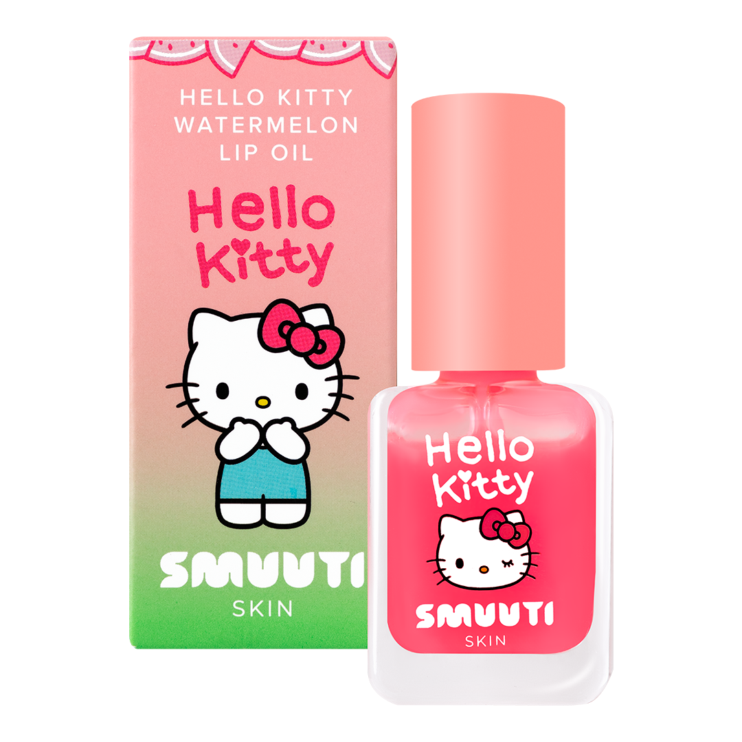 Smuuti Skin Hello Kitty Watermelon Lip Oil - Huuliöljy 7 ml - Sinunapteekki.fi