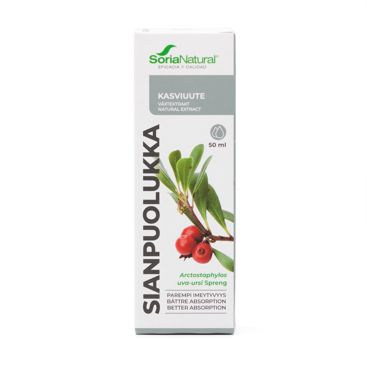 Soria Natural Sianpuolukkauute 50 ml