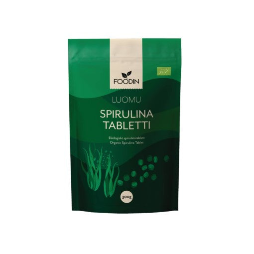 Foodin Spirulina-tabletti Luomu 300 g