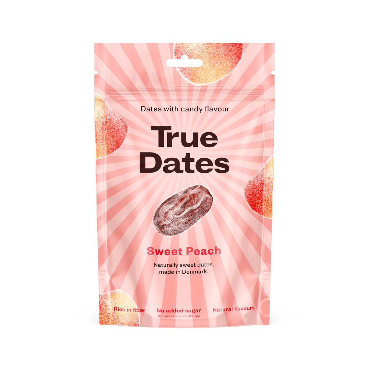 True Dates Sweet Peach - Taatelimakeinen Makea Persikka 100 g