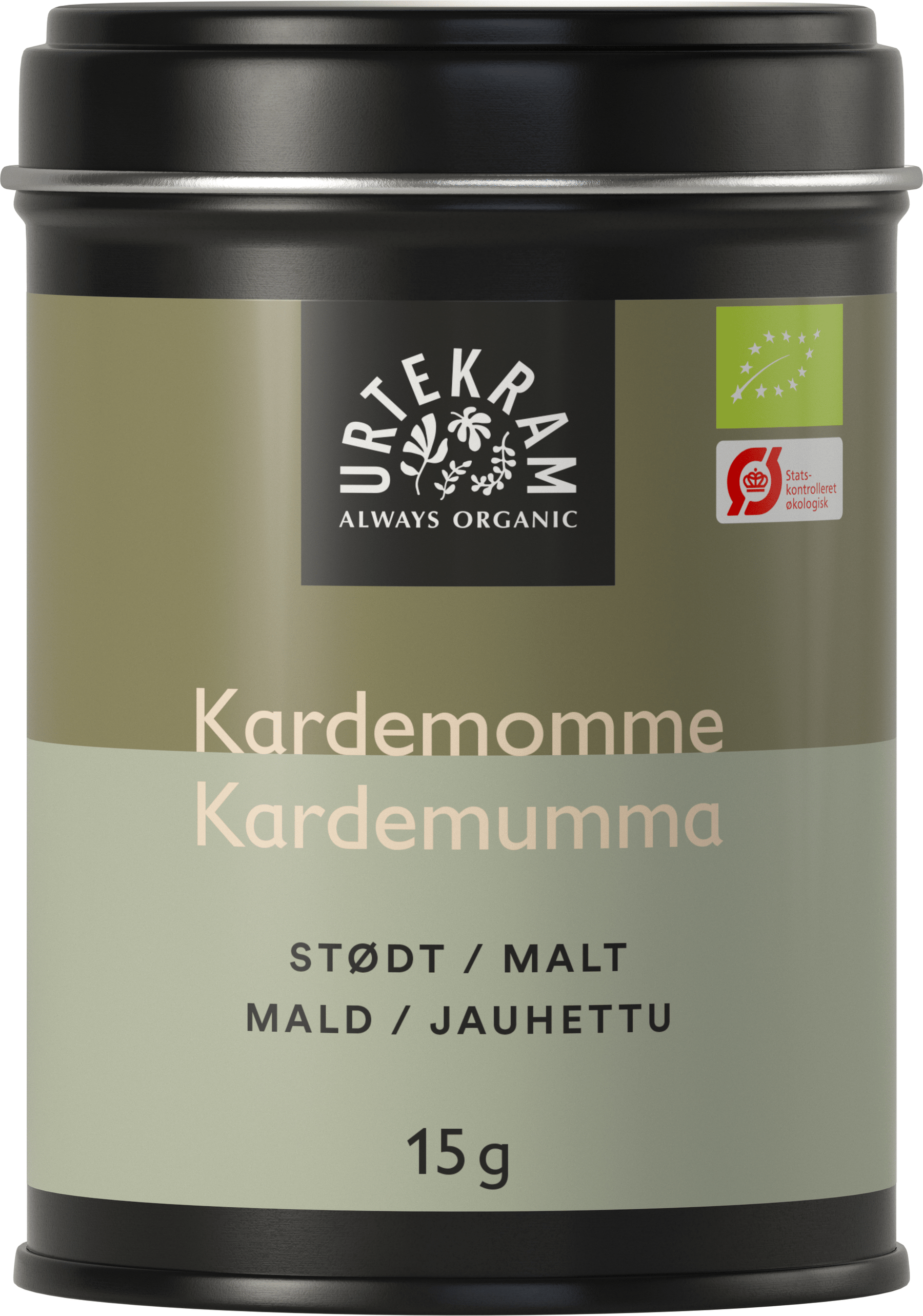 Urtekram Jauhettu Kardemumma 15 g