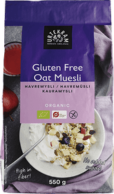 Urtekram Oat Muesli - Kauramysli 550 g