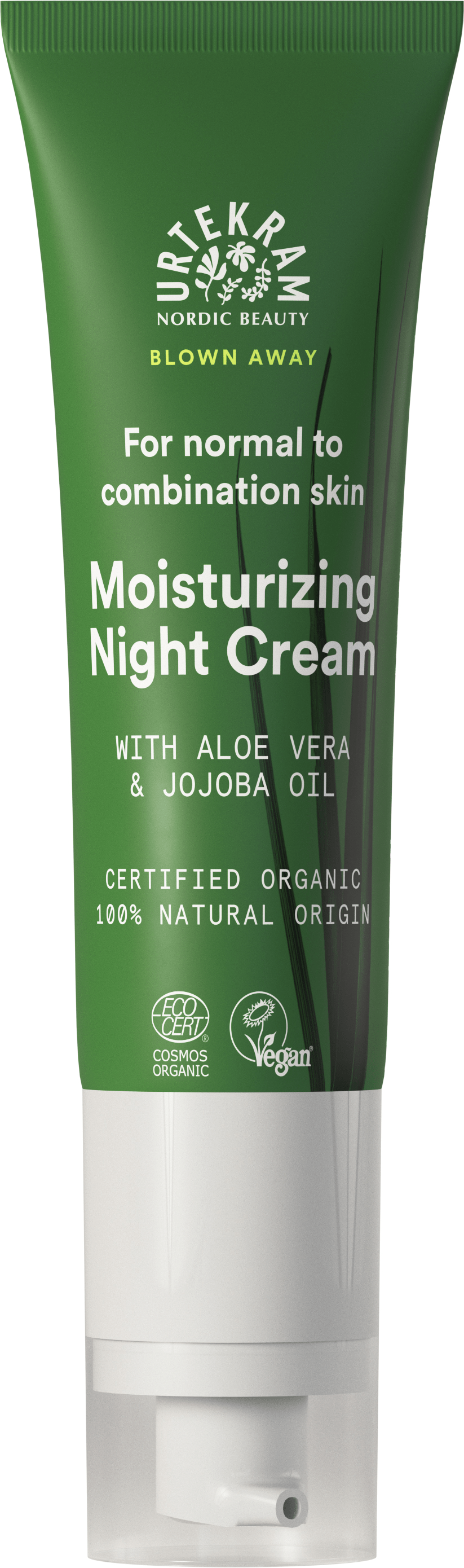 Urtekram Blown Away Moisturizing Night Cream - Kosteuttava Yövoide 50 ml