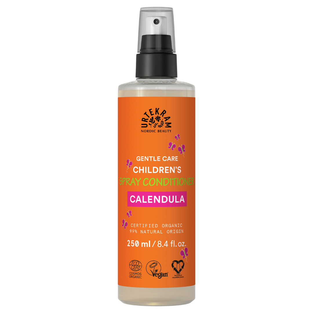 Urtekram Childrens Spray Conditioner Calendula 250 ml - Lasten hiustenhoitosuihke - Sinunapteekki.fi