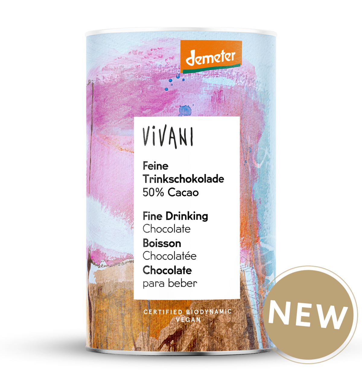 Vivani Demeter Feine Trinkschokolade 50% Cacao - Kaakaojuomajauhe 300 g