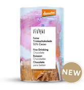 Vivani Demeter Feine Trinkschokolade 50% Cacao - Kaakaojuomajauhe 300 g