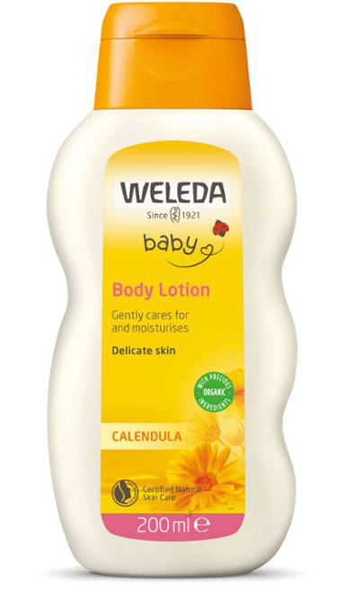 Weleda Baby Calendula Body Lotion - Vartaloemulsio vauvoille 200 ml