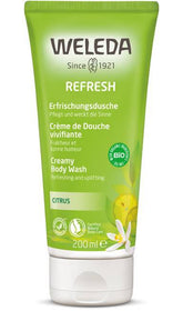 Weleda Refresh Creamy Body Wash Citrus - Sitruksinen suihkuvoide 200 ml