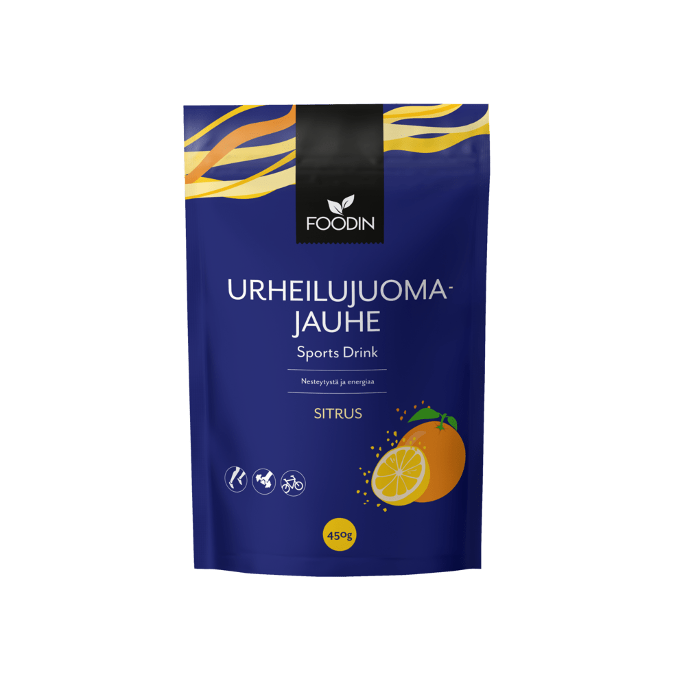 Foodin Urheilujuomajauhe Sitrus 450 g - Sinunapteekki.fi