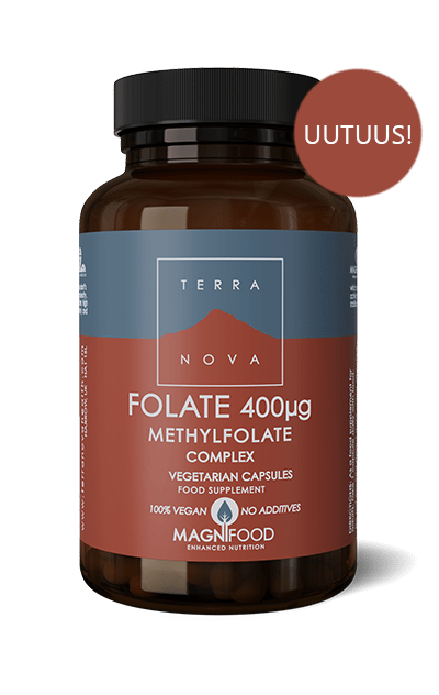 Terranova Folate 400 µg Methylfolate Complex 50 kaps. - poistuu - Sinunapteekki.fi